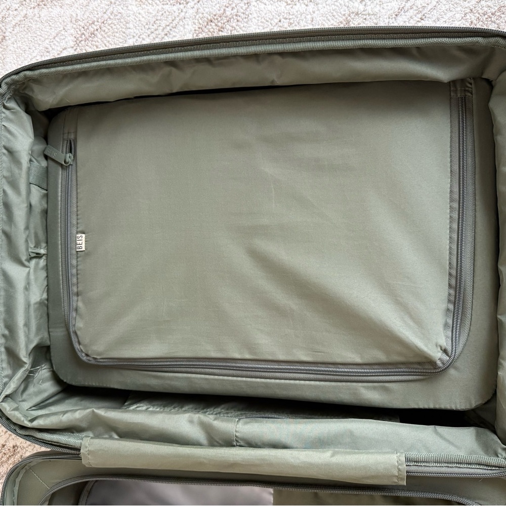 BEIS Carry On in Olive Suitcase - Picture 11 of 13
